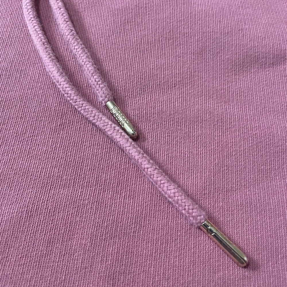 PINK VS Mauve Hoodie with embroidered patch Sz S - Picture 3 of 7
